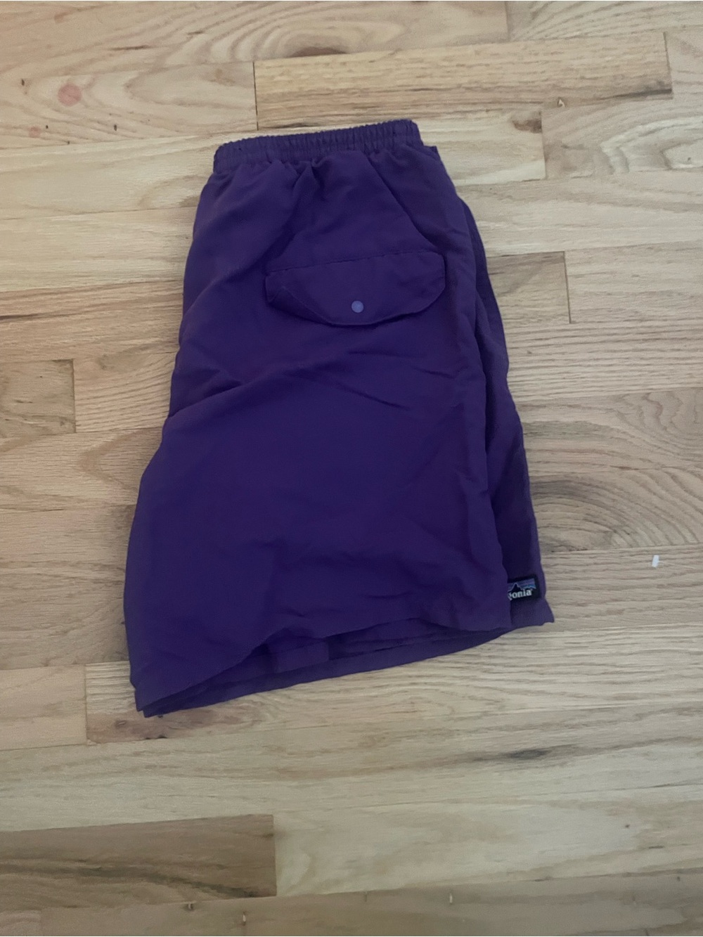 Patagonia Deep Purple Elastic-Waist Hybrid Shorts - Picture 3 of 6